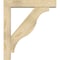 Ekena Millwork Funston Block Rough Sawn Bracket w/ Offset Brace, Douglas Fir, 6"W x 30"D x 34"H BKT0604X30X34FST05RDF - alternate 2